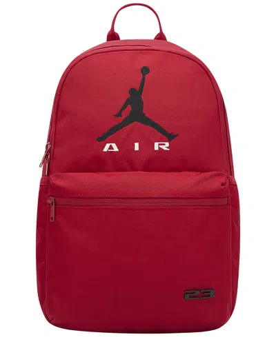 Jordan Men's Air Durable Zippered Backpack In Red