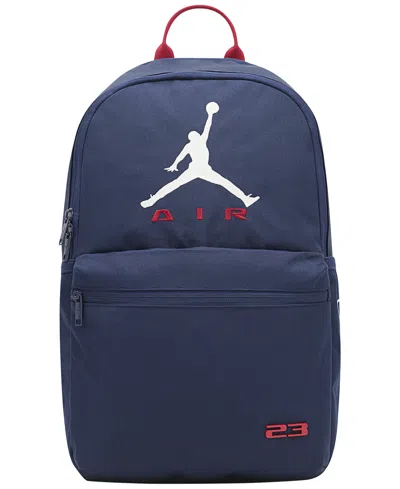Jordan Men's Air Durable Zippered Backpack In Blue