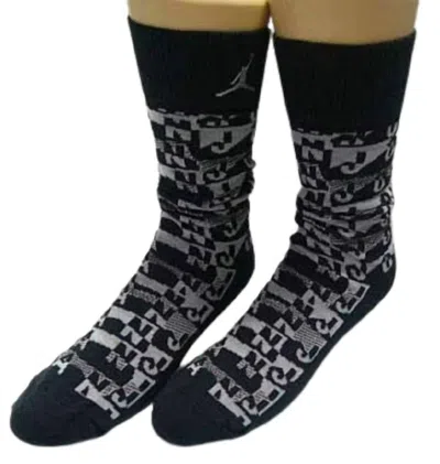 Jordan Men's Air Sneaker Socks In Black