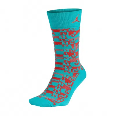 Jordan Men's Air Sneaker Socks In Turbo Green In Multi