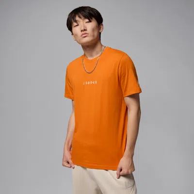 Jordan Men's  Air T-shirt In Orange