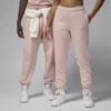 Jordan Men's Air  Wordmark Fleece Pants In Pink