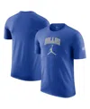 Jordan Men's And Women's Blue Dallas Mavericks Essential Cities T-shirt In Blue
