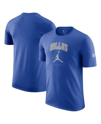 Jordan Men's And Women's Blue Dallas Mavericks Essential Cities T-shirt