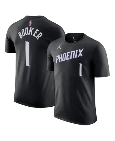 Jordan Men's And Women's Devin Booker Black Phoenix Suns Name Number T-shirt