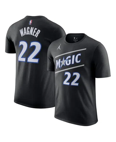 Jordan Men's And Women's Franz Wagner Black Orlando Magic Name Number T-shirt