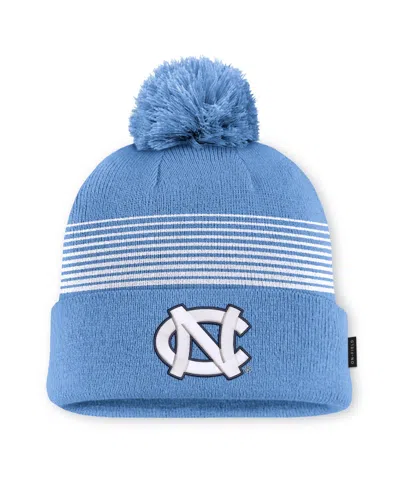 Jordan Men's And Women's  Light Blue North Carolina Tar Heels 2026 On-field Cuffed Knit Hat With Pom