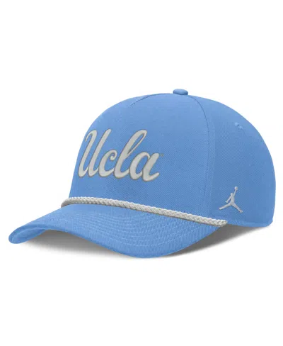 Jordan Men's And Women's Light Blue Ucla Bruins Rope Rise Adjustable Hat
