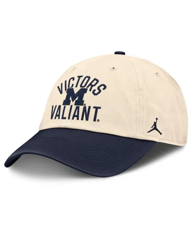 Jordan Men's And Women's Natural Michigan Wolverines 2026 Primetime Natural 2-tone Club Adjustable Hat In Neutral