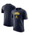 Jordan Men's And Women's Navy Denver Nuggets Essential Cities T-shirt In Black