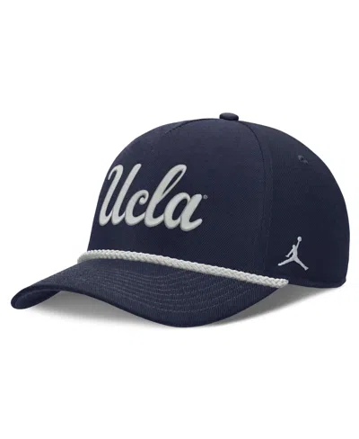 Jordan Men's And Women's Navy Ucla Bruins Rope Rise Adjustable Hat In Blue