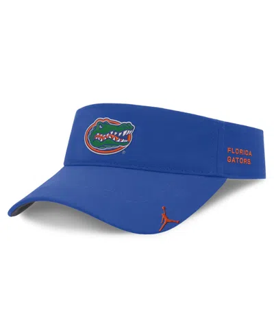 Jordan Men's And Women's Royal Florida Gators 2026 On-field Ace Adjustable Visor In Blue