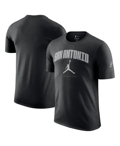 Jordan Men's And Women'sâ Black San Antonio Spurs Essential Cities T-shirt