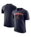 JORDAN MEN'S AND WOMEN'SÂ NAVY OKLAHOMA CITY THUNDER ESSENTIAL CITIES T-SHIRT