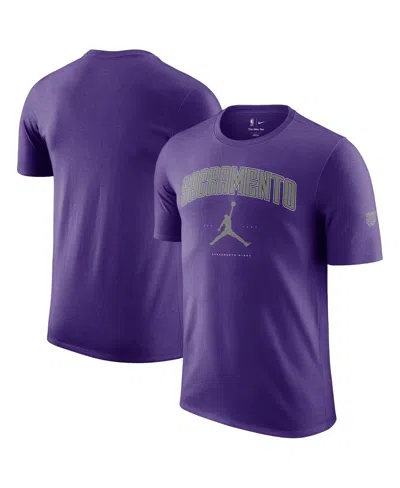 Jordan Men's And Women'sâ Purple Sacramento Kings Essential Cities T-shirt