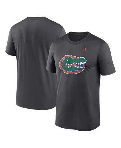 Jordan Men's Anthracite Florida Gators Primetime Legend Logo T-shirt