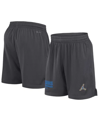 Jordan Men's Anthracite Florida Gators 2024 Sideline Mesh Shorts In Anthracite,royal