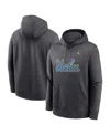 Jordan Men's Anthracite Ucla Bruins Primetime Club Fleece Pullover Hoodie In Gray