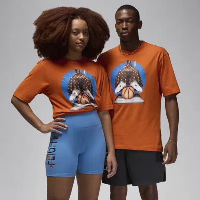 Jordan Men's  Artist Series By Darien Birks T-shirt In Orange