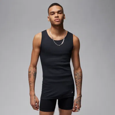 Jordan Men's  Base Tank Tops (2-pack) In Black