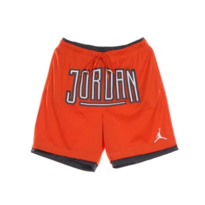 Jordan Men's Basketball Shorts  Sport Dna Hybrid Short Orange/iron Grey
