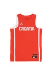 Jordan Men's Basketball Tank Top Limited Road Basketball Jersey Team Croatia Chile Red/white In Chile Red/white