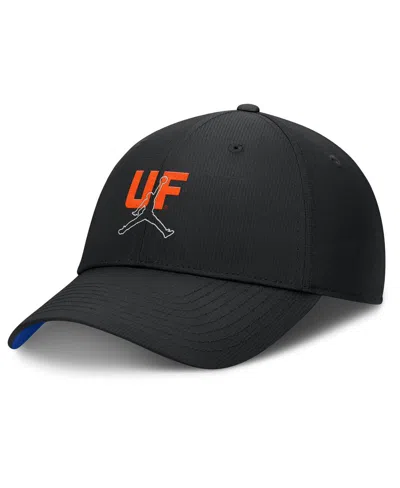 Jordan Men's Black Florida Gators Club Prep Performance Adjustable Hat