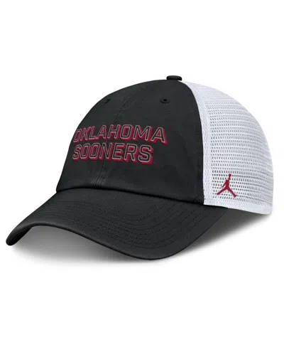 Jordan Men's Black Oklahoma Sooners 2025 Gameday On-field Club Adjustable Trucker Hat