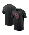 Jordan Men's Black Oklahoma Sooners Primetime Evergreen Logo T-shirt In Black