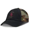 Jordan Men's Black/camo Oklahoma Sooners 2025 Military Appreciation Club Adjustable Hat In Black