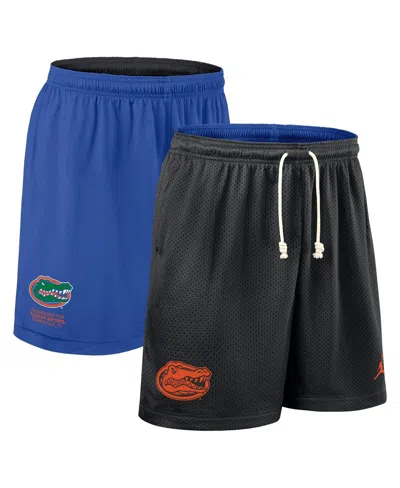 Jordan Men's Black/royal Florida Gators 2025 Sideline Reversible Performance Shorts In Multi