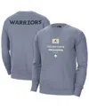 Jordan Men's Blue Golden State Warriors Courtside Statement Edition Heavyweight Pullover Sweatshirt In Blue