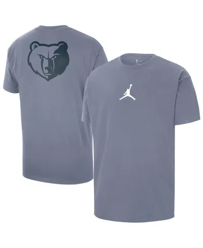 Jordan Men's Blue Memphis Grizzlies Statement Edition Jumpman Flight Heavyweight T-shirt