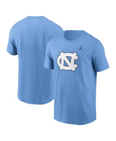 Jordan Men's Blue North Carolina Tar Heels Primetime Evergreen Logo T-shirt In Light Blue