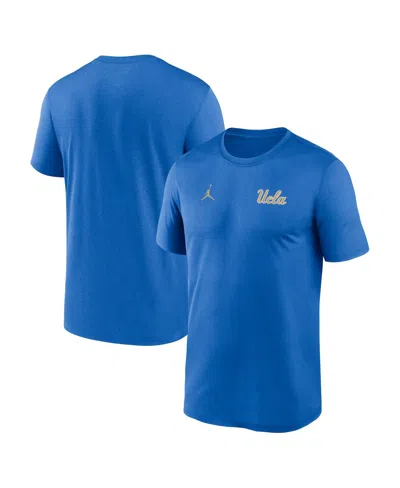 Jordan Men's Blue Ucla Bruins 2025 Sideline Small Logo Legend Performance T-shirt