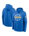 Jordan Men's Blue Ucla Bruins Basketball Icon Club Fleece Pullover Hoodie In Blue