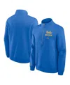 Jordan Men's Blue Ucla Bruins Primetime Club Half-zip Sweatshirt In Blue