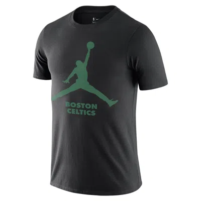 Jordan Men's Boston Celtics Essential  Nba T-shirt In Black