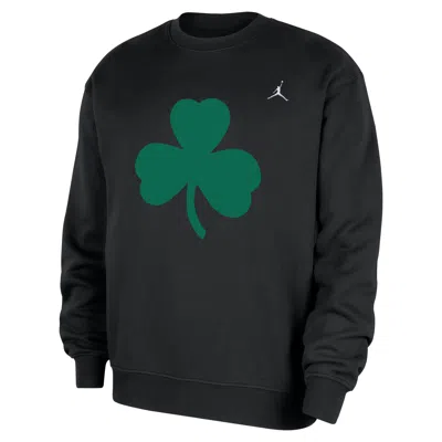 Jordan Men's Boston Celtics Statement Essentials  Nba Fleece Crew-neck Sweatshirt In Multi