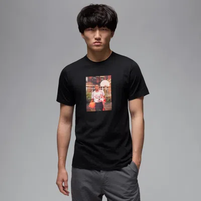 Jordan Men's  Brand Photo T-shirt In Black