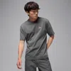 Jordan Men's  Brand Sneaker Patch T-shirt In Gray