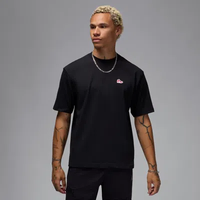 Jordan Men's  Brand Sneaker Patch T-shirt In Black
