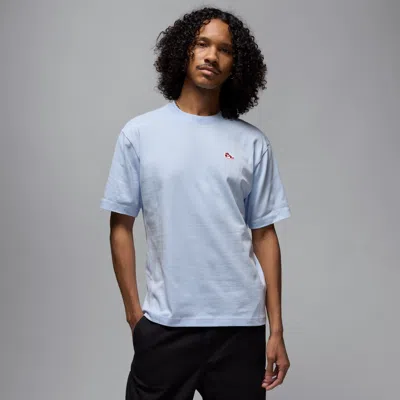 Jordan Men's  Brand Sneaker Patch T-shirt In Blue