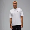 Jordan Mens  Sneaker Pitch Short Sleeve Crew In White