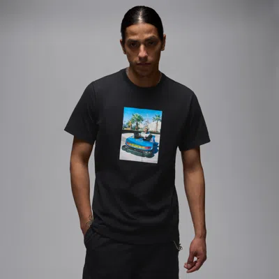 Jordan Men's  Brand T-shirt In Black