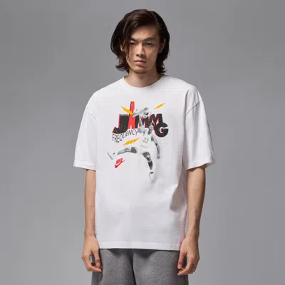 Jordan Men's  Brand T-shirt In White