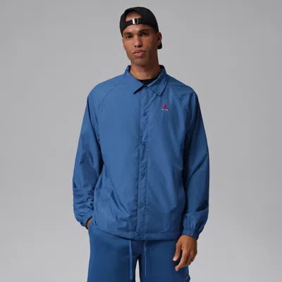 Jordan Men's  Brooklyn Coaches Jacket In Blue