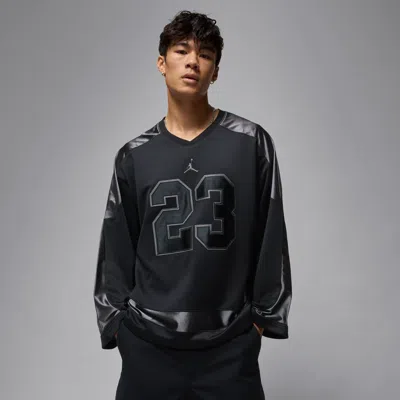 Jordan Men's  Brooklyn Collegiate Hockey Jersey In Black