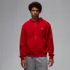 Jordan Men's  Brooklyn Fleece Full-zip Hoodie In Red