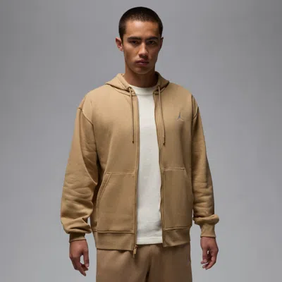Jordan Men's  Brooklyn Fleece Full-zip Hoodie In Brown
